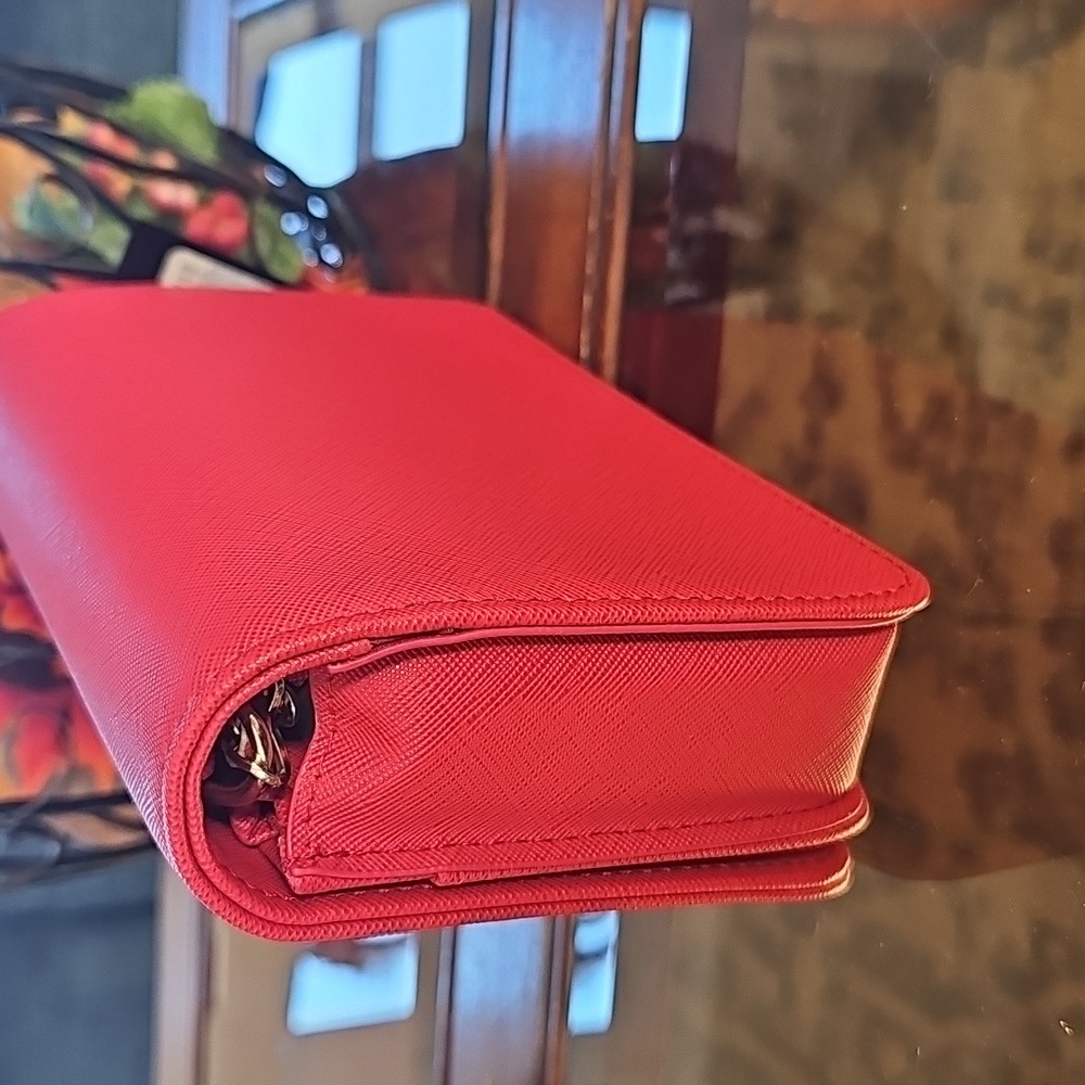 Bebe Vibrant Red Crossbody Bag - Picture 3 of 7